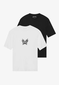 UNISEX 2 PACK - T-shirt basique - black/white