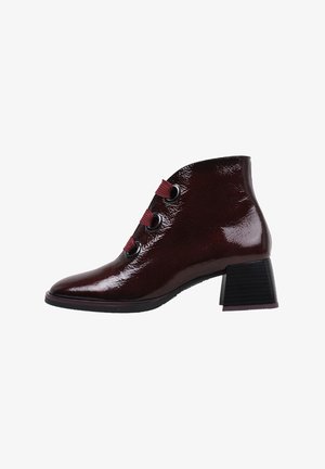 Hispanitas Botines con plataforma - burgundy