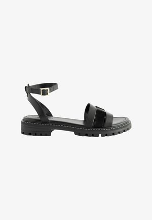 Next FOREVER COMFORT CLEATED REGULAR WIDE FIT - Sandaalid - black
