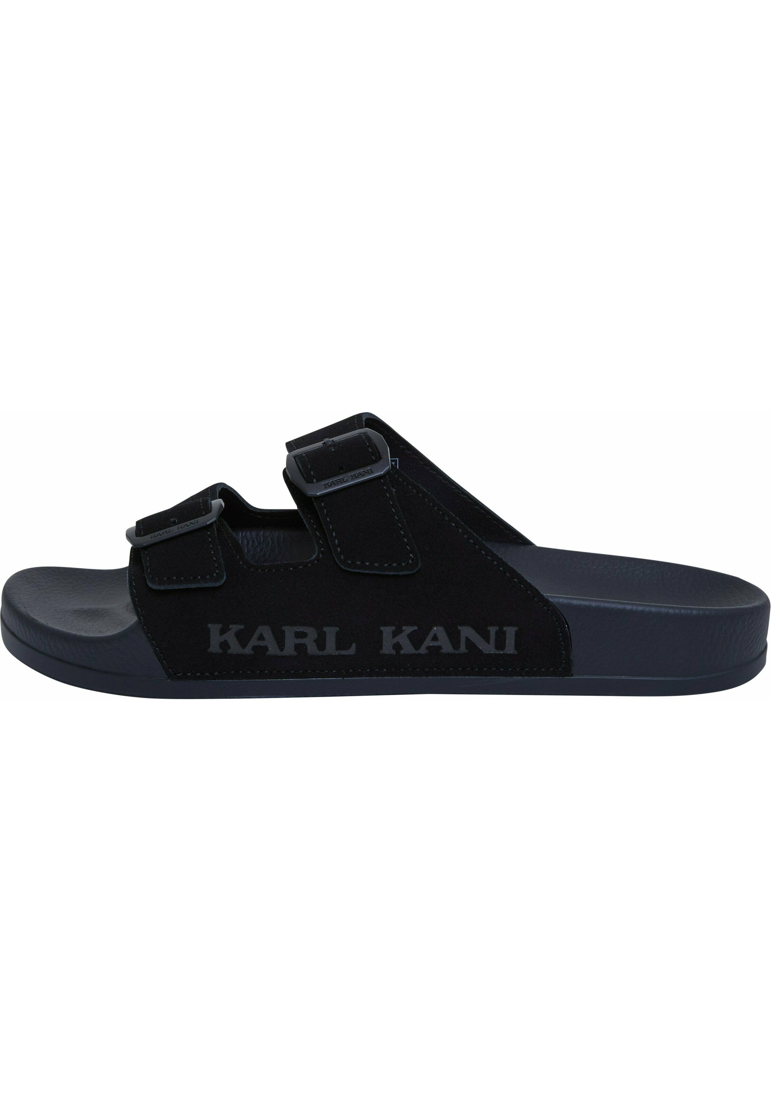 Karl Kani STREET PRM - Pantolette flach - black/schwarz