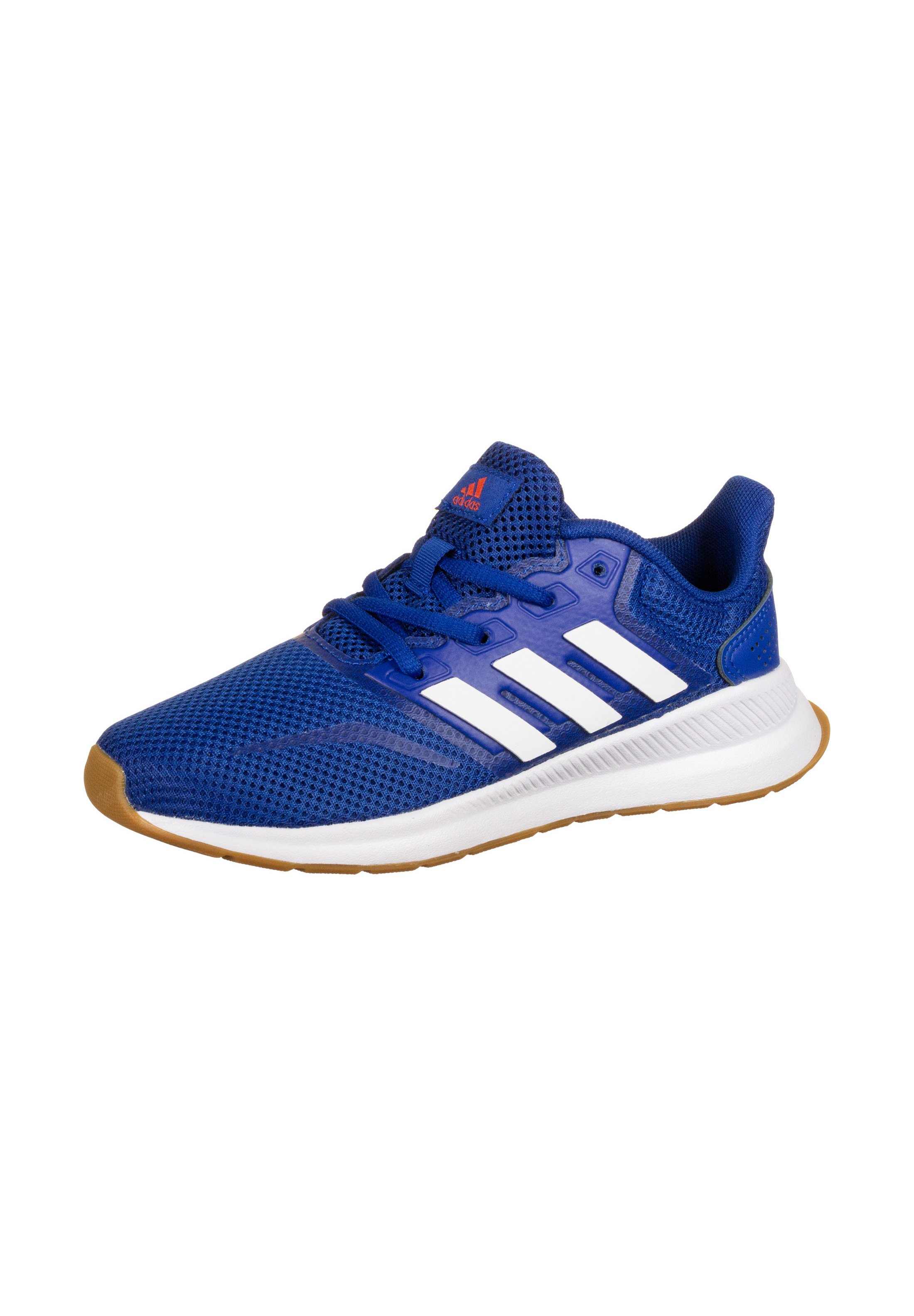 adidas Performance RUNFALCON UNISEX - Chaussures de running neutres - royal  blue / footwear white / semi solar red/bleu - ZALANDO.FR
