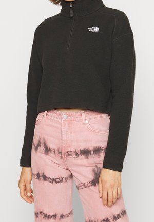 Felpa in pile - black