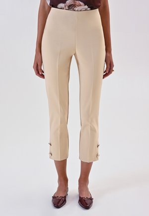 STRAIGHT IN TECNICO MALVA - Pantaloni - beige