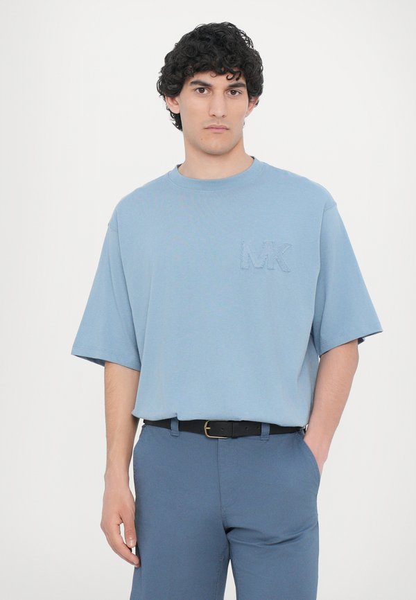 APPLIQUE TEE - Print T-shirt - chambray2