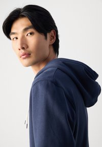 Scotch & Soda FULL ZIP LOGO HOODIE - Zip-up sweatshirt - sky captain