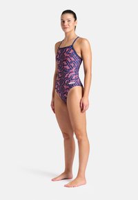 Arena ESCAPE - Costume da bagno - navy-team redwhiteblue