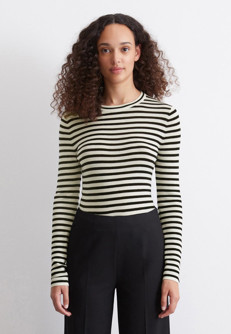 Marc O'Polo ROUNDNECK - Longsleeve - multi salty white