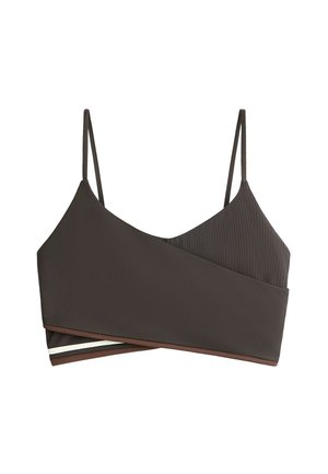 OYSHO, CROSSOVER SPORTS BRA WITH MEDIUM SUPPORT - Brassières de sport à maintien normal - dark grey