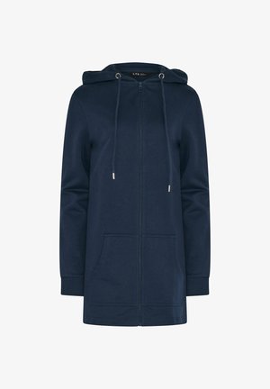 Long Tall Sally, LONGLINE HOODIE - Sudadera con cremallera - navy