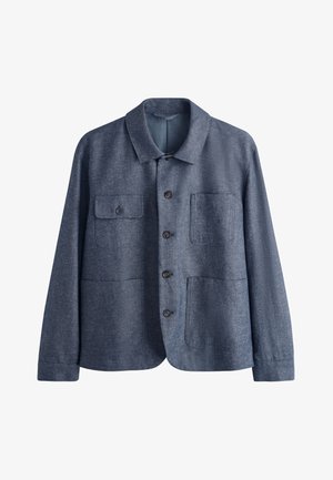 Next, REGULAR FIT - TEXTURED CHORE JACKET . - Suvejakk - indigo blue