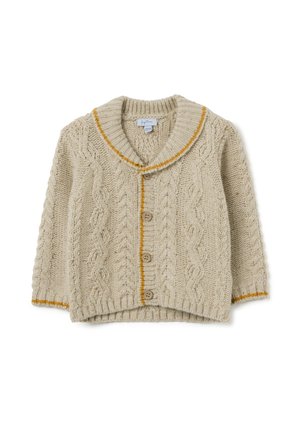 REGULAR FIT WITH BUTTONS - Vest - beige marl