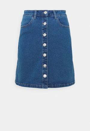 PCPAIGE SKIRT - Minigonna - medium blue denim