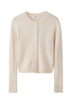 Stradivarius, BUTTON-UP KNIT CARDIGAN - Gilet - beige
