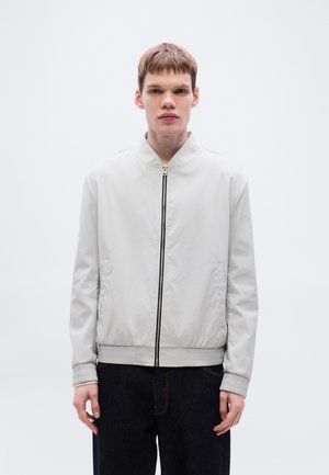 UKASHI - Bomber bunda - light pastel grey