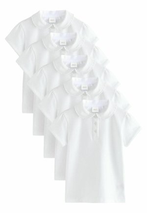 Next, REGULAR FIT - FRILL COLLAR SCHOOL 5 PACK  - T-shirt basique - white