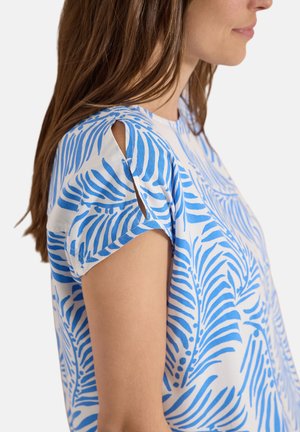 Cecil, DROP-SHOULDER SHIRT WITH PRINT - Blouse - vanilla white