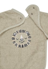 Sterntaler ÄRMEL LÖWE LEO - Lätzchen - steingrau