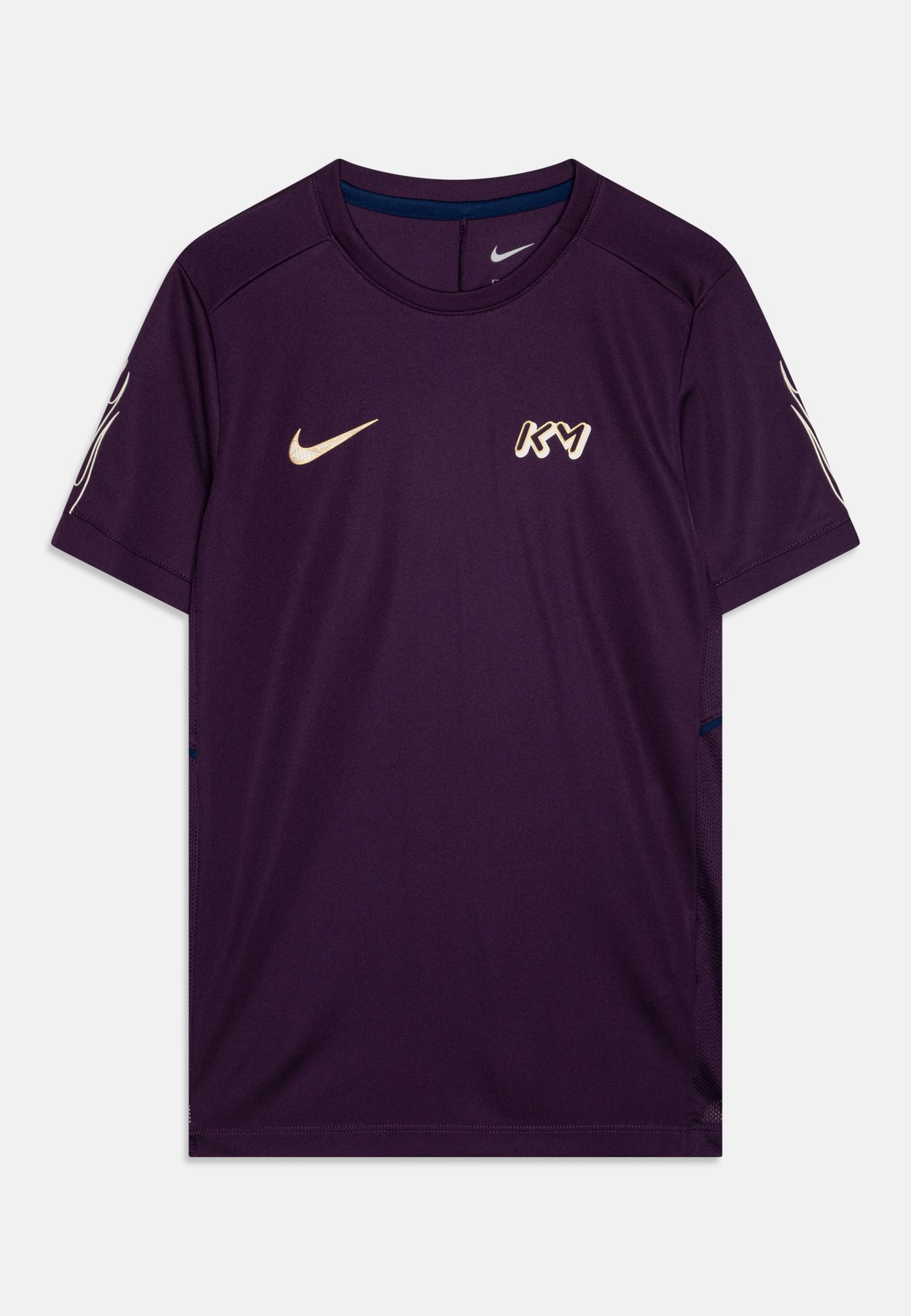 Nike KYLIAN MBAPPE - Sports T-shirt - grand purple/blue void/metallic gold
