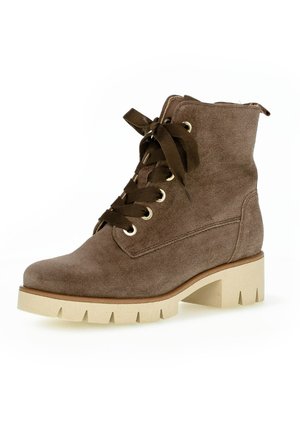 Platform ankle boots - braun