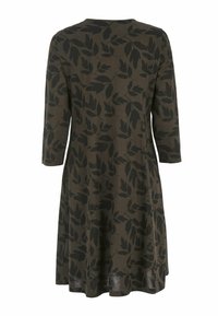 Cellbes of Sweden PATTERNED WITH POCKETS - Jerseykjole - brown black patterned