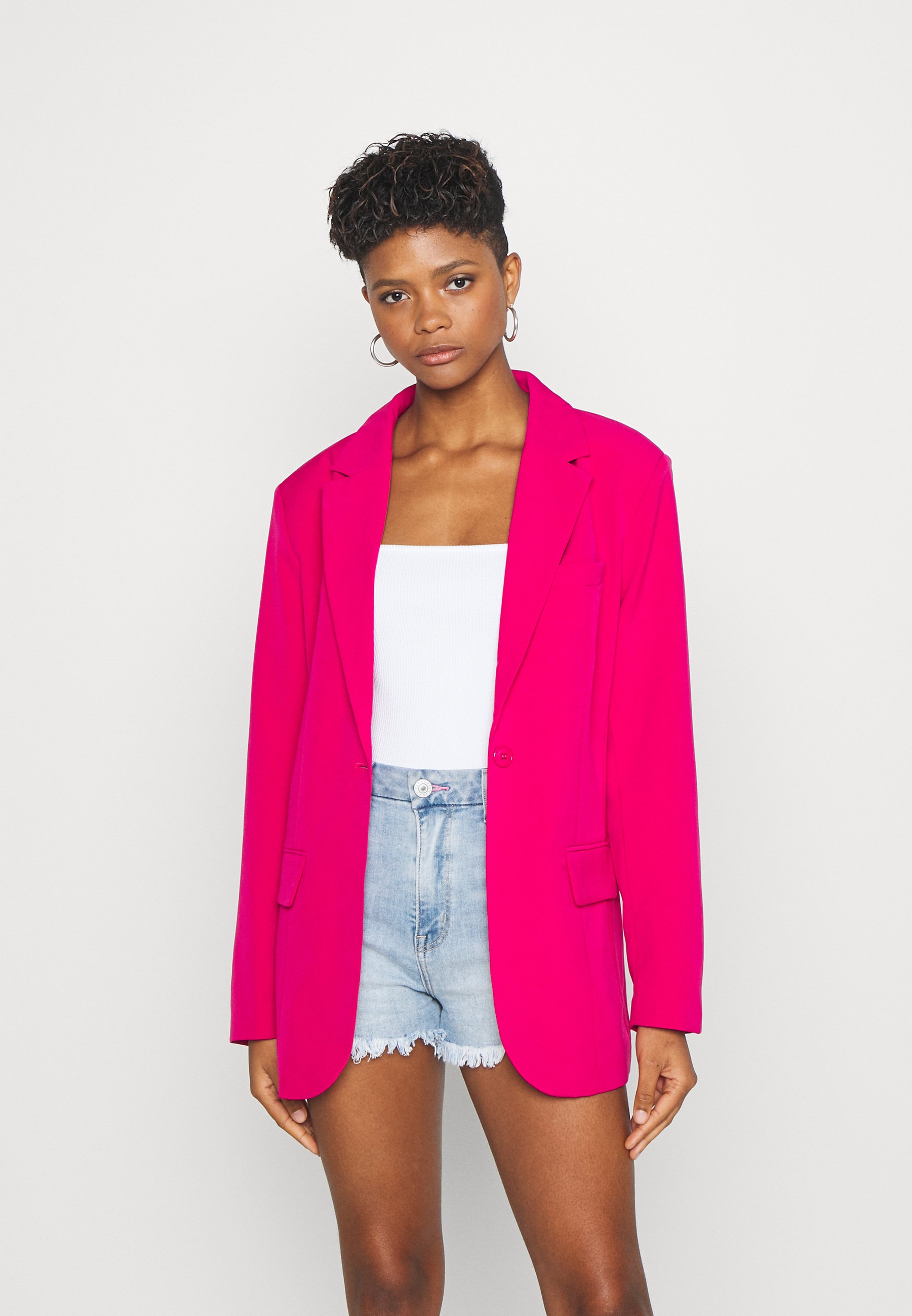 oversized blazer pink