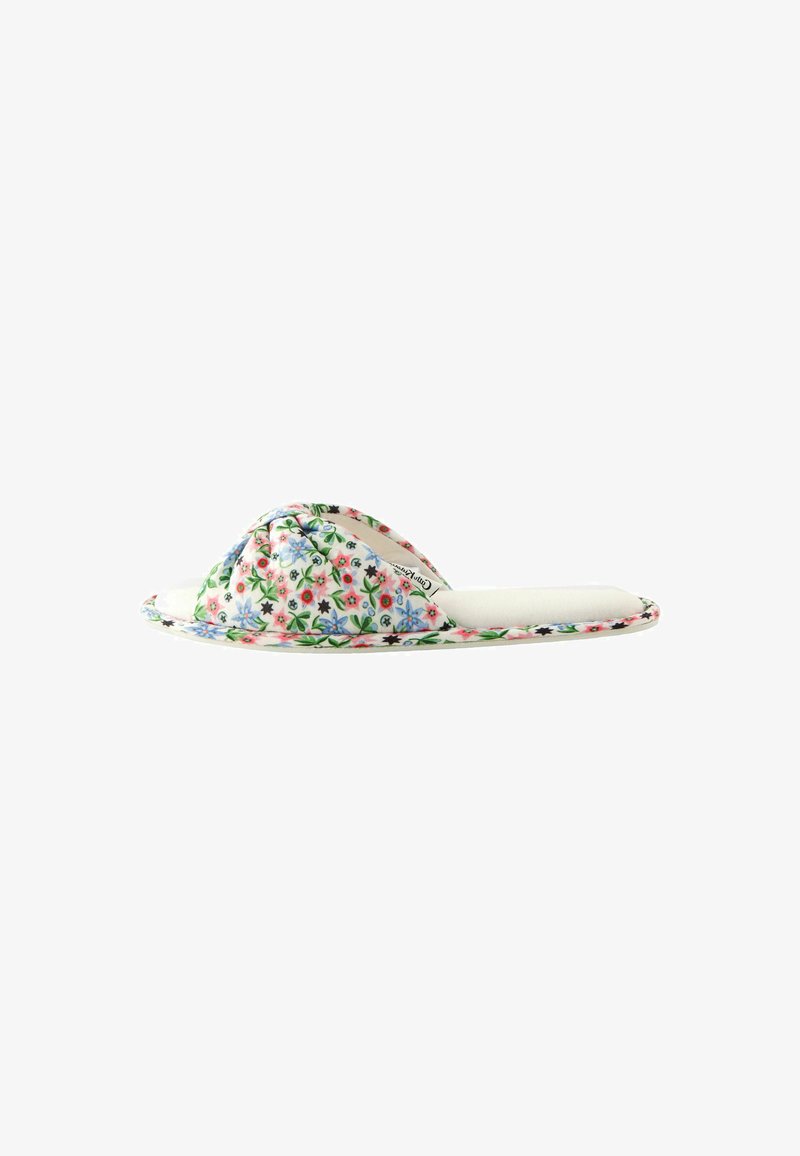 Cath Kidston REGULAR FIT - Papuci - ecru raindrops print