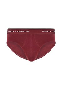 Bordowy szorty o miękkiej teksturze, z białym paskiem z logo. Zaprojektowane z konturowaną kieszenią dla wsparcia i klasycznym krojem.