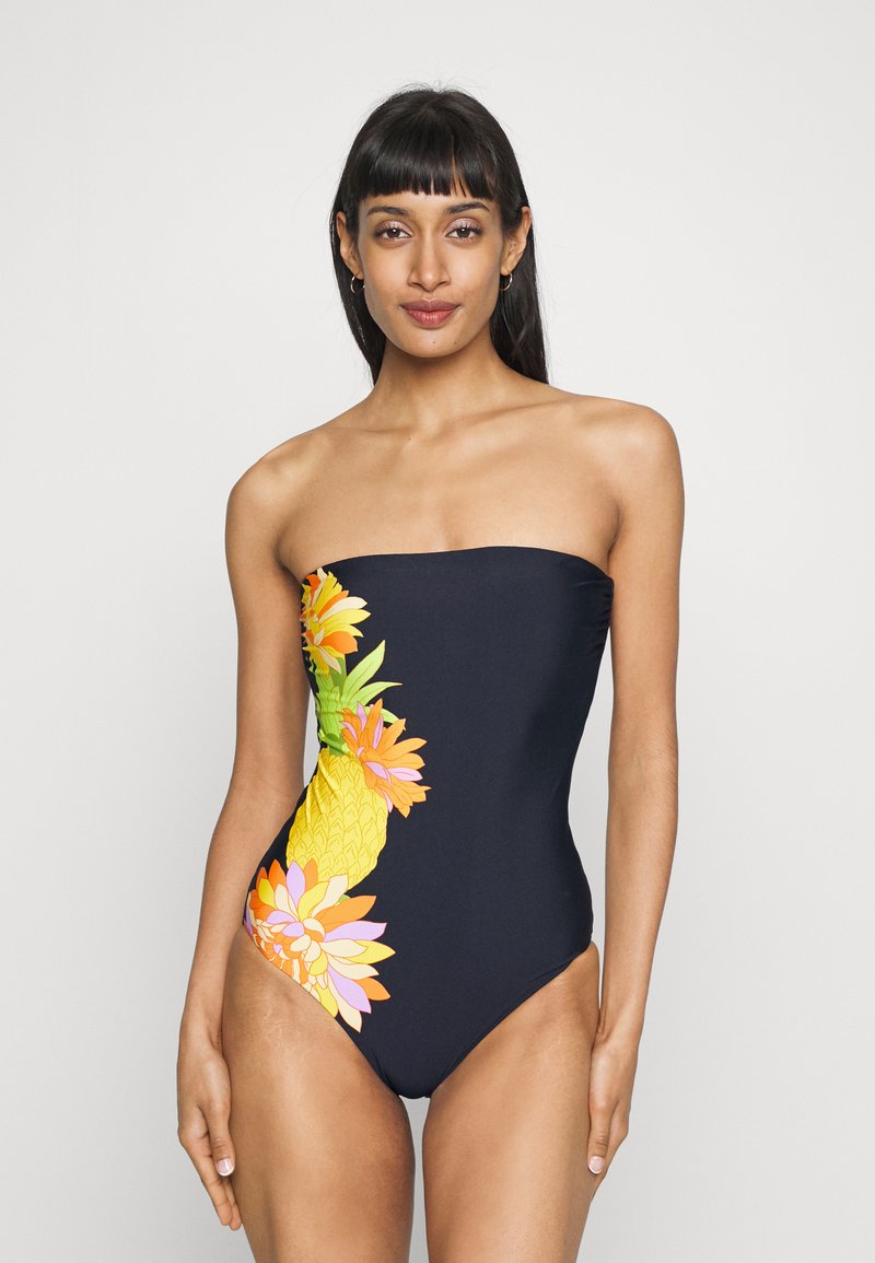 Seafolly SUMMER SALT BANDEAU ONE PIECE Swimsuit black Zalando.ie