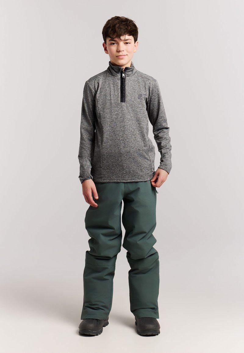 Protest 1/4 ZIPTOP - Sweatshirt - dark grey melee