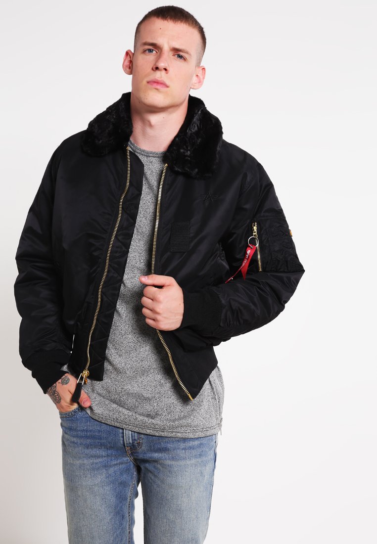 Alpha Industries B 15 Winter jacket black Zalando.co.uk