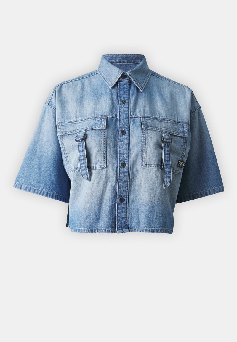 G-Star Overhemdblouse blauw denim/bluedenim G-Star Overhemdblouse blauw denim/bluedenim