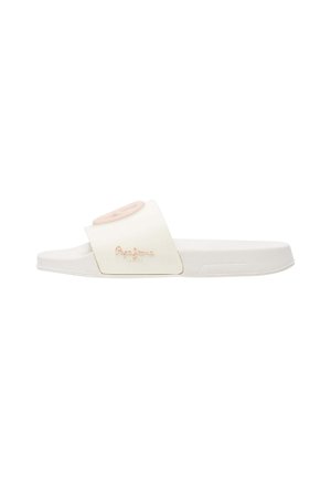Pool slides - off lace beige