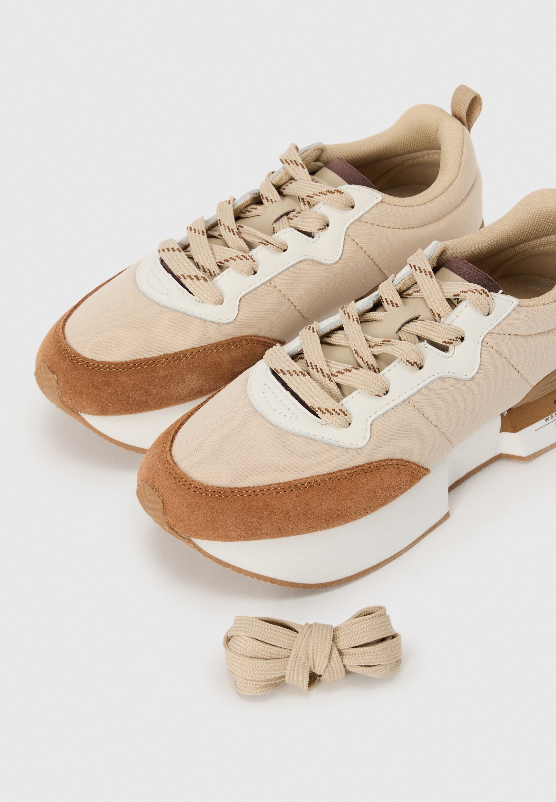 Weekend Max Mara ZAMBRA - Sneakers low - bianco avorio/alb natural