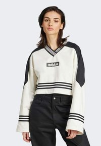 adidas Originals - CREW - Sweatshirt - off white   black Thumbnail Image 1