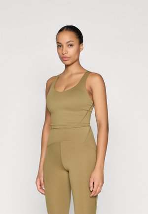 JAIDA LONG LINE BRA - Sutien sport cu susținere înaltă - cedar