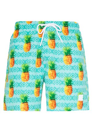 Urban Classics PATTERN - Badeshorts - pineapple