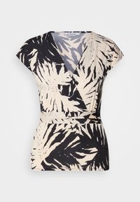 DAROS - T-shirts print - beige/black