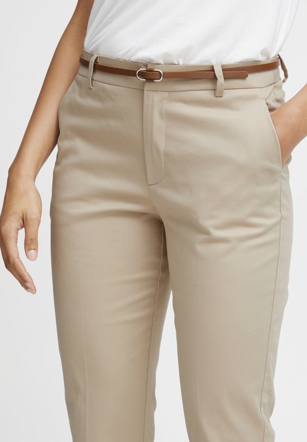 OXDAISY REGULAR FIT SLIM LEG - Trousers - beige3