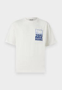 SPEAKING TEE UNISEX - Print T-shirt - natural white