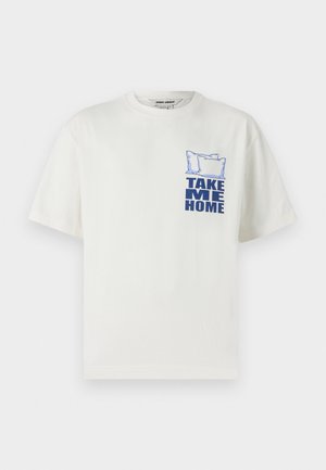 Dhruv Kapoor SPEAKING TEE UNISEX - T-shirt print - natural white