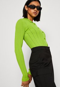 Samsøe Samsøe LEA CARDIGAN - Kardigán - macaw green