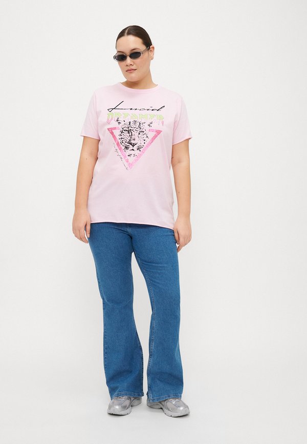 CARMIKO LIFE WASHED TEE - Print T-shirt - roseate spoonbill2