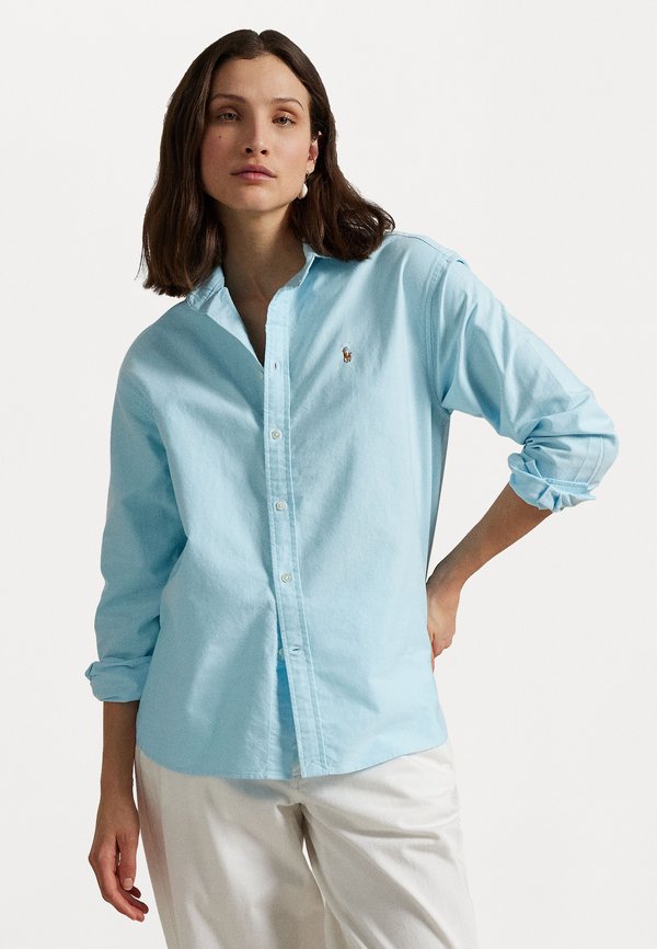 RELAXED FIT COTTON OXFORD SHIRT - Button-down blouse