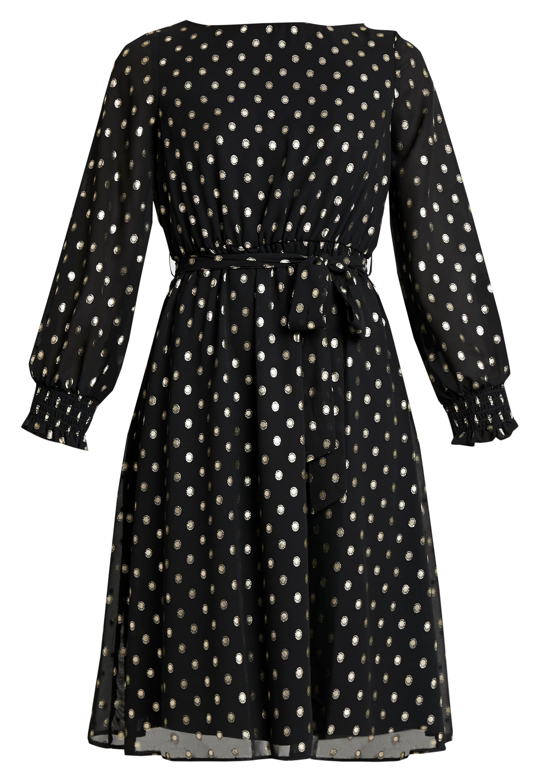 long sleeve midi cocktail dress