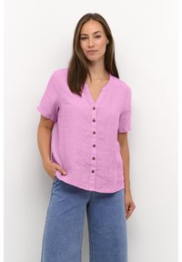 Cream CRBELLIS SHORT SLEEVE - Blúzka - cyclamen