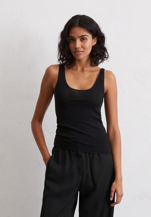 Marc O'Polo SLIM - Top - black