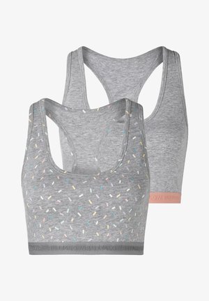 Buffalo 2 PACK - Bustier - grau