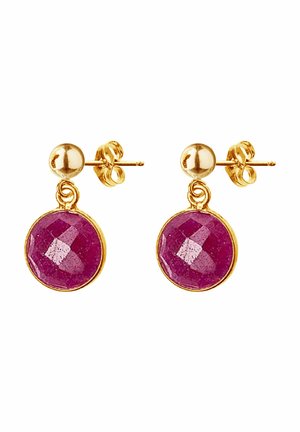 Earrings - gold coloured