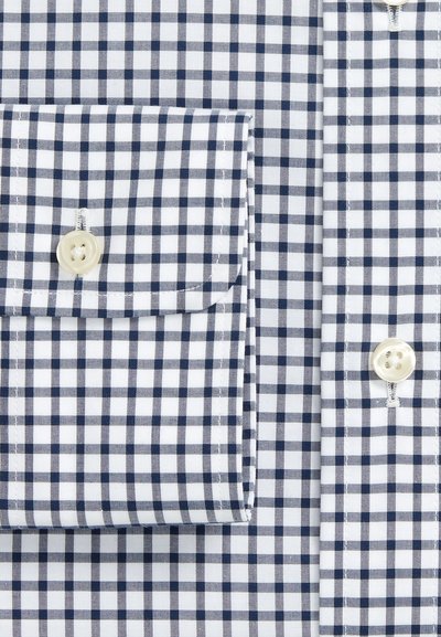 Polo Ralph Lauren CUSTOM FIT CHECKED POPLIN SHIRT - Chemise classique - navy/white