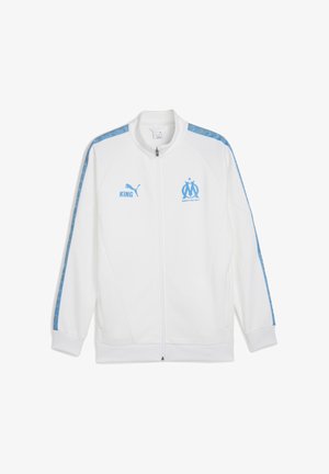 OM KING ANTHEM - Klubové oblečenie - white/bleu azur